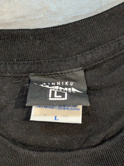 エル・デスペラード×d.M.p Tシャツ(ブラック×レッド)