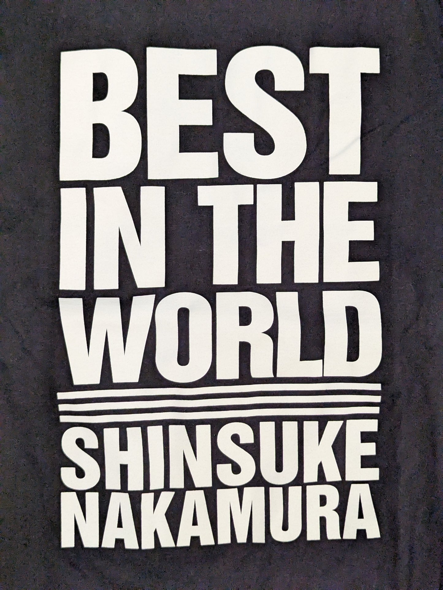 中邑真輔「BEST IN THE WORLD」Tシャツ③