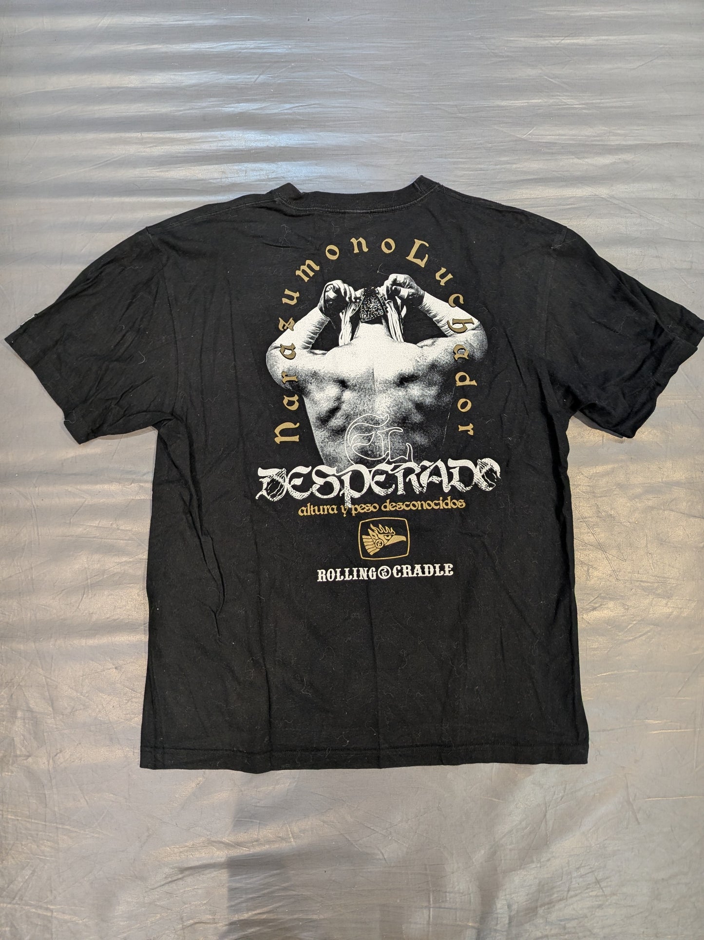 エル・デスペラード×ROLLING CRADLE コラボTシャツ⑤(ブラック)