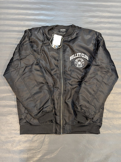 New Japan Pro Wrestling × Shimamura BULLET CLUB MA-1 Jacket (1) (Black)