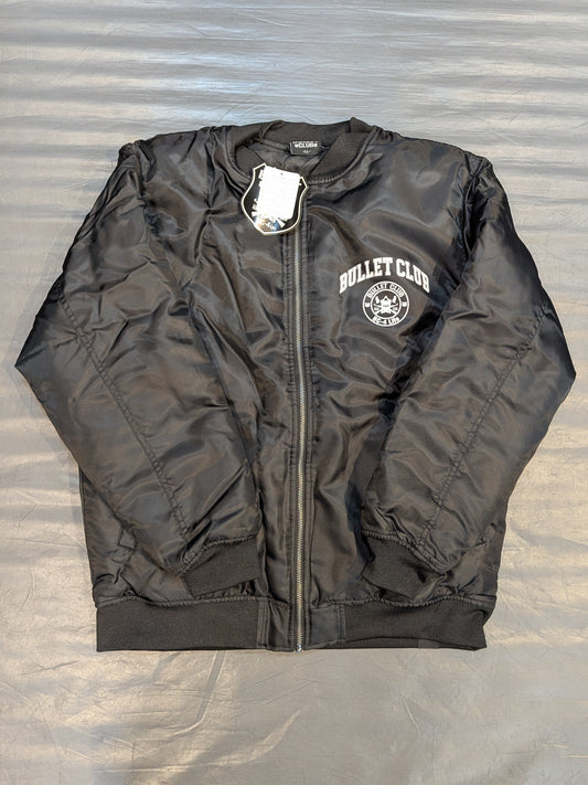New Japan Pro Wrestling × Shimamura BULLET CLUB MA-1 Jacket (1) (Black)