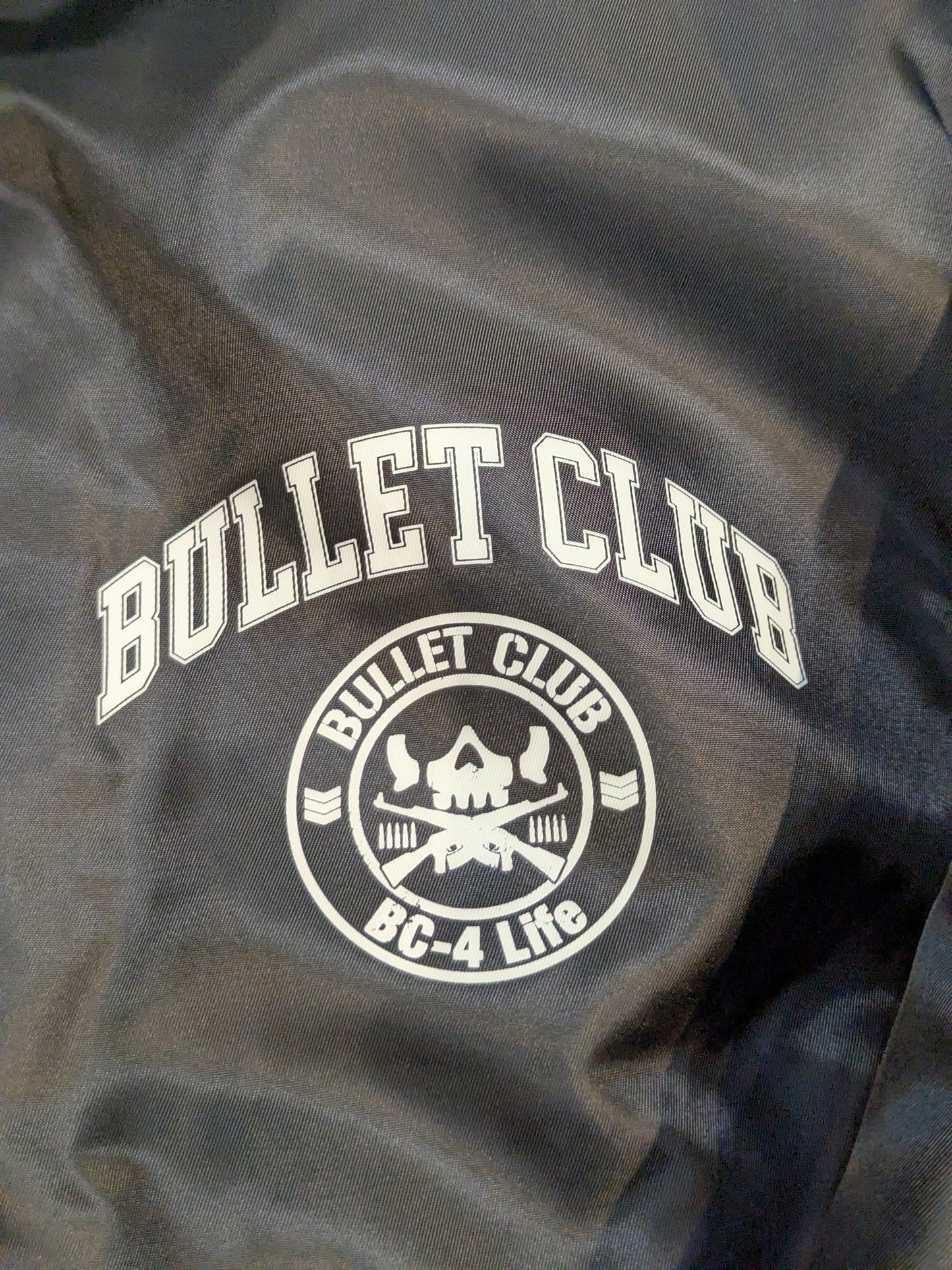 New Japan Pro Wrestling × Shimamura BULLET CLUB MA-1 Jacket (1) (Black)