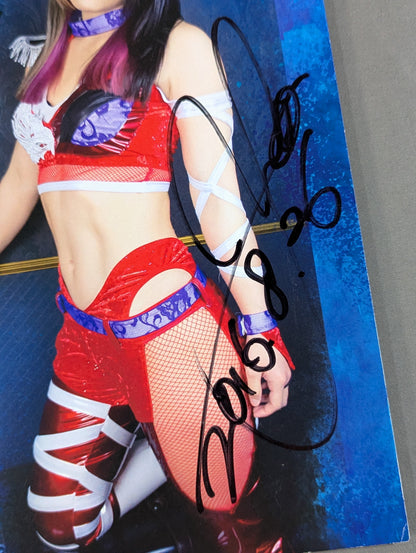 Hikaru Shida  hand signed autograph Pro-Photo (D-9)