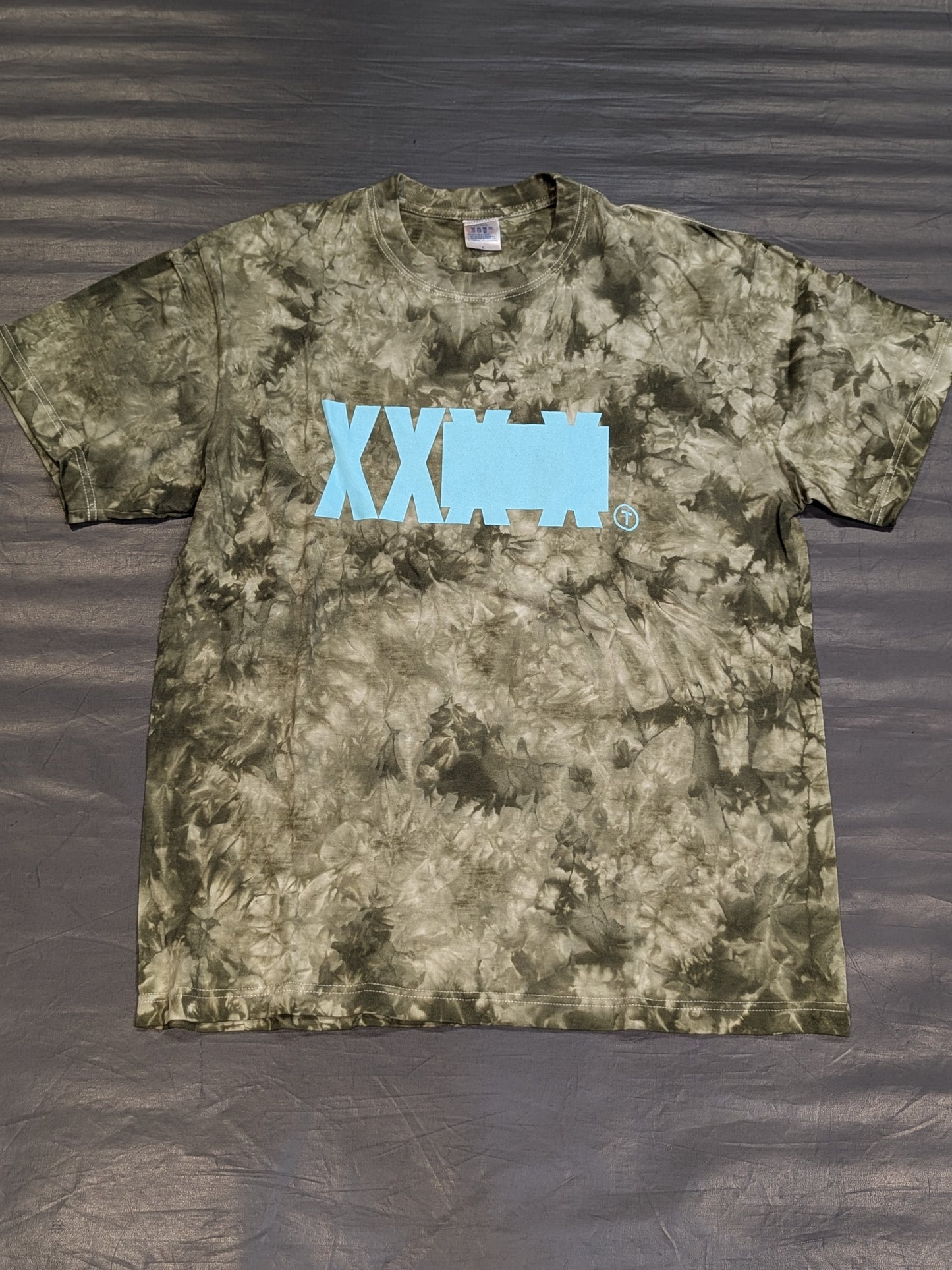 T-Hawk「X-LAB3 BASIC」Tシャツ(カーキ×タイダイ)