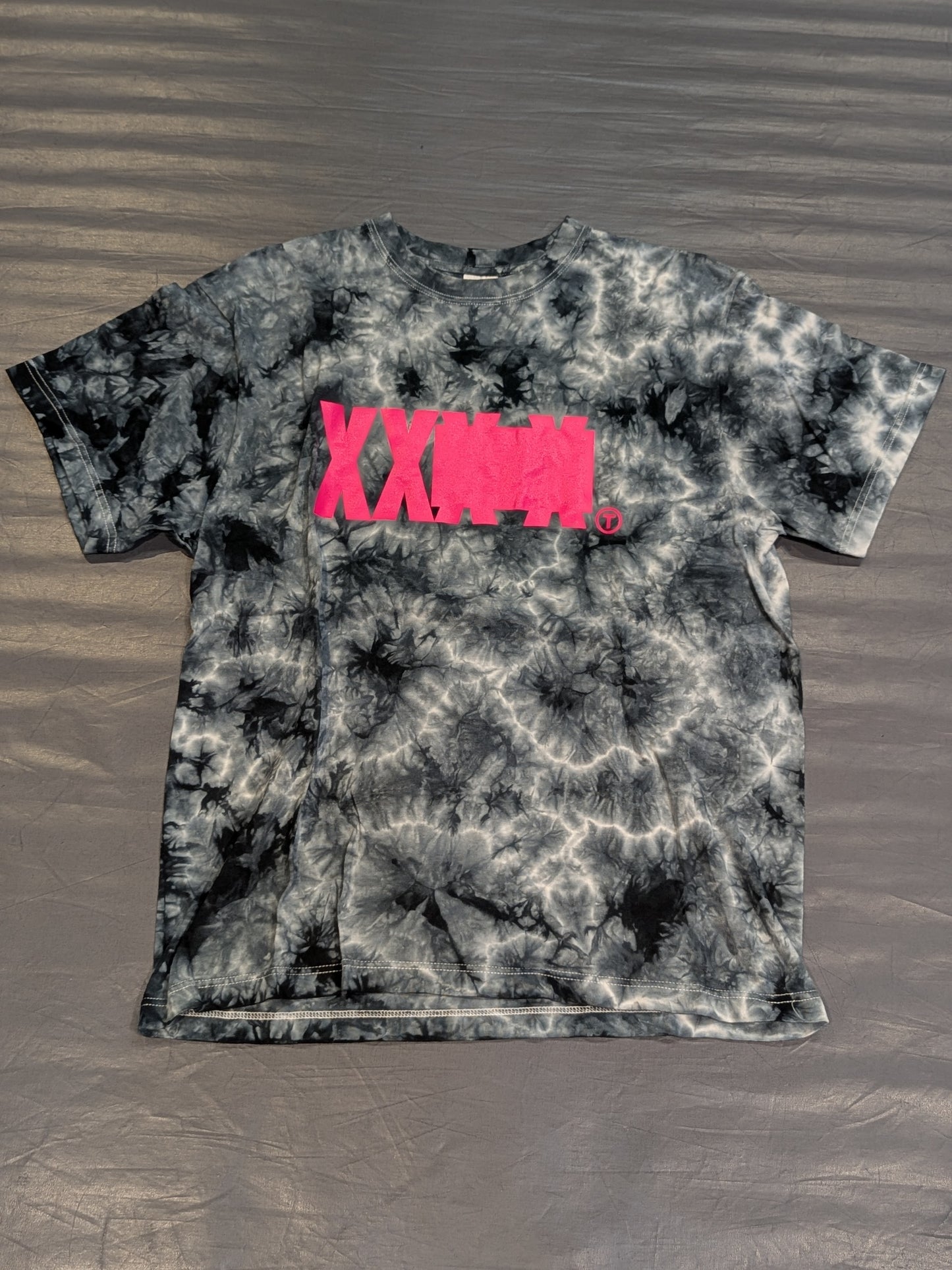 T-Hawk「X-LAB3 BASIC」Tシャツ(グレー×タイダイ)