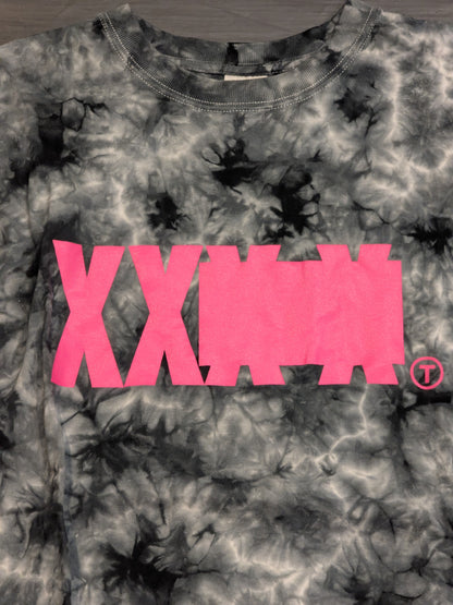 T-Hawk「X-LAB3 BASIC」Tシャツ(グレー×タイダイ)