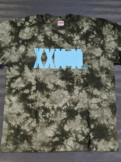 T-Hawk「X-LAB3 BASIC」Tシャツ(カーキ×タイダイ)