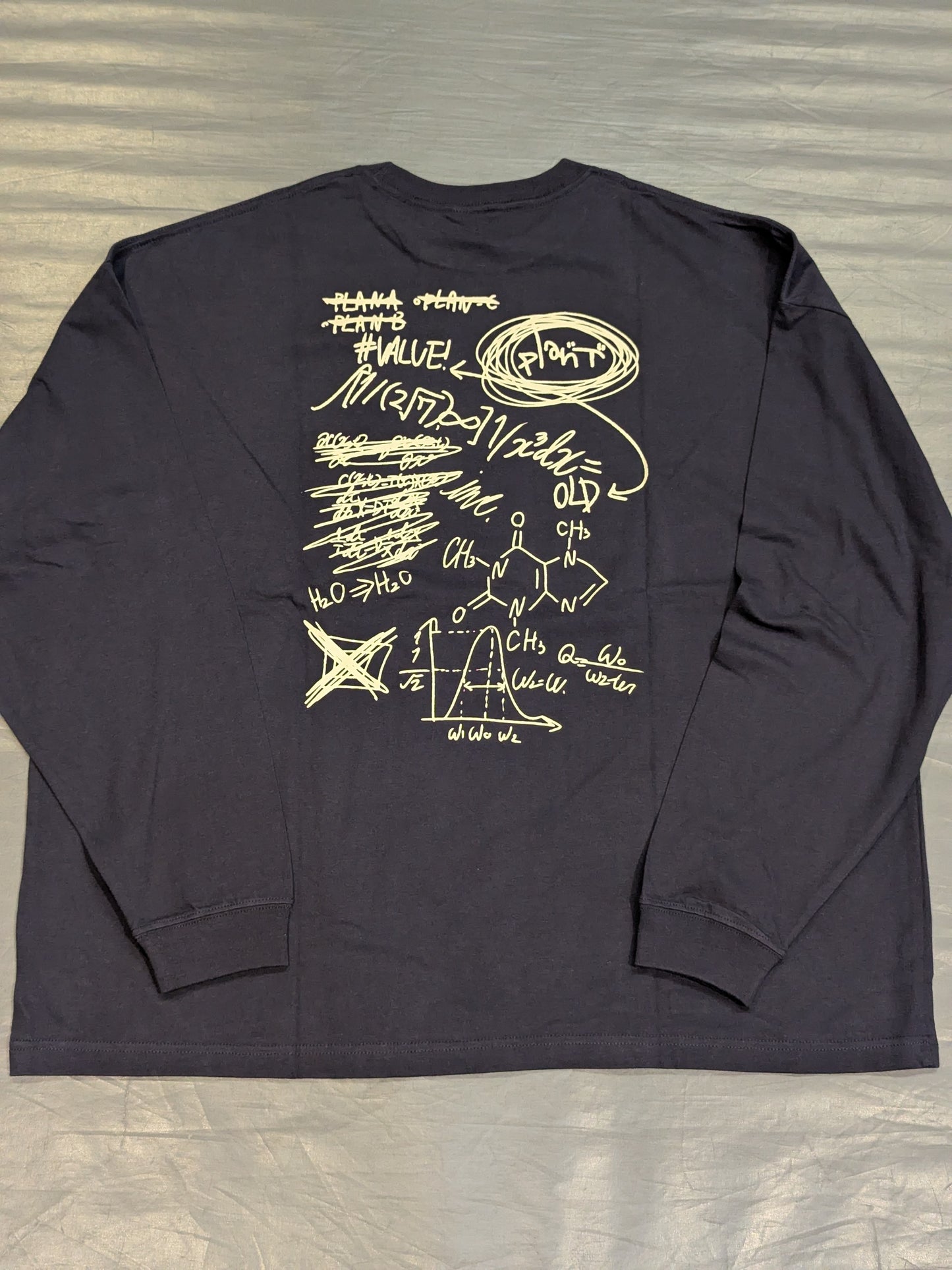T-Hawk「plan"T"」ロングTシャツ(ネイビー)