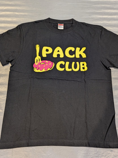 T-Hawk「6 PACK CLUB DONUT」Tシャツ(ブラック)
