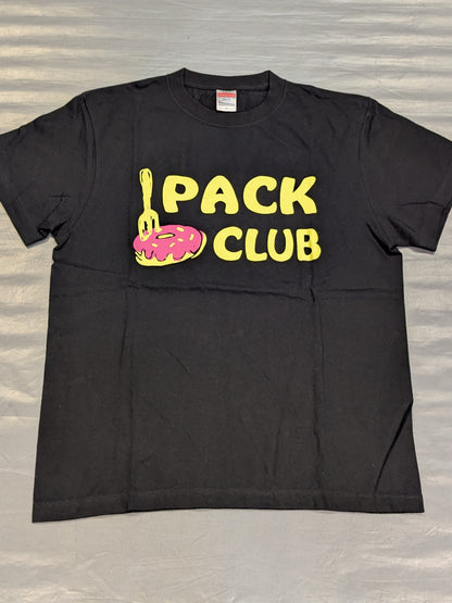 T-Hawk「6 PACK CLUB DONUT」Tシャツ(ブラック)