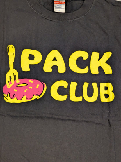 T-Hawk「6 PACK CLUB DONUT」Tシャツ(ブラック)