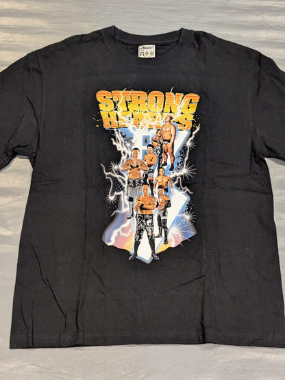 #STRONGHEARTS×HAOMING ピクチャーTシャツ(ブラック)