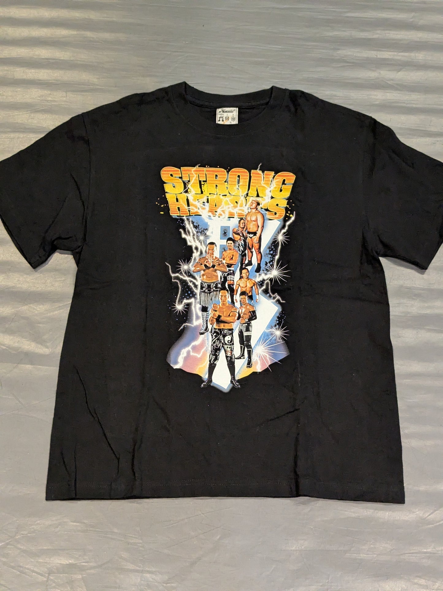 #STRONGHEARTS×HAOMING ピクチャーTシャツ(ブラック)