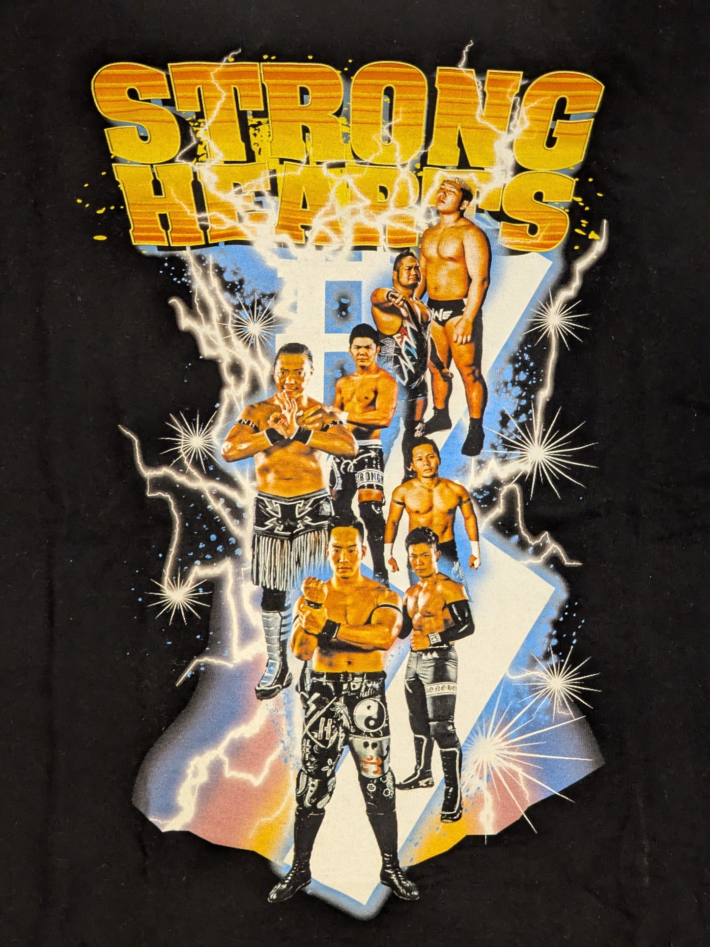 #STRONGHEARTS×HAOMING ピクチャーTシャツ(ブラック)