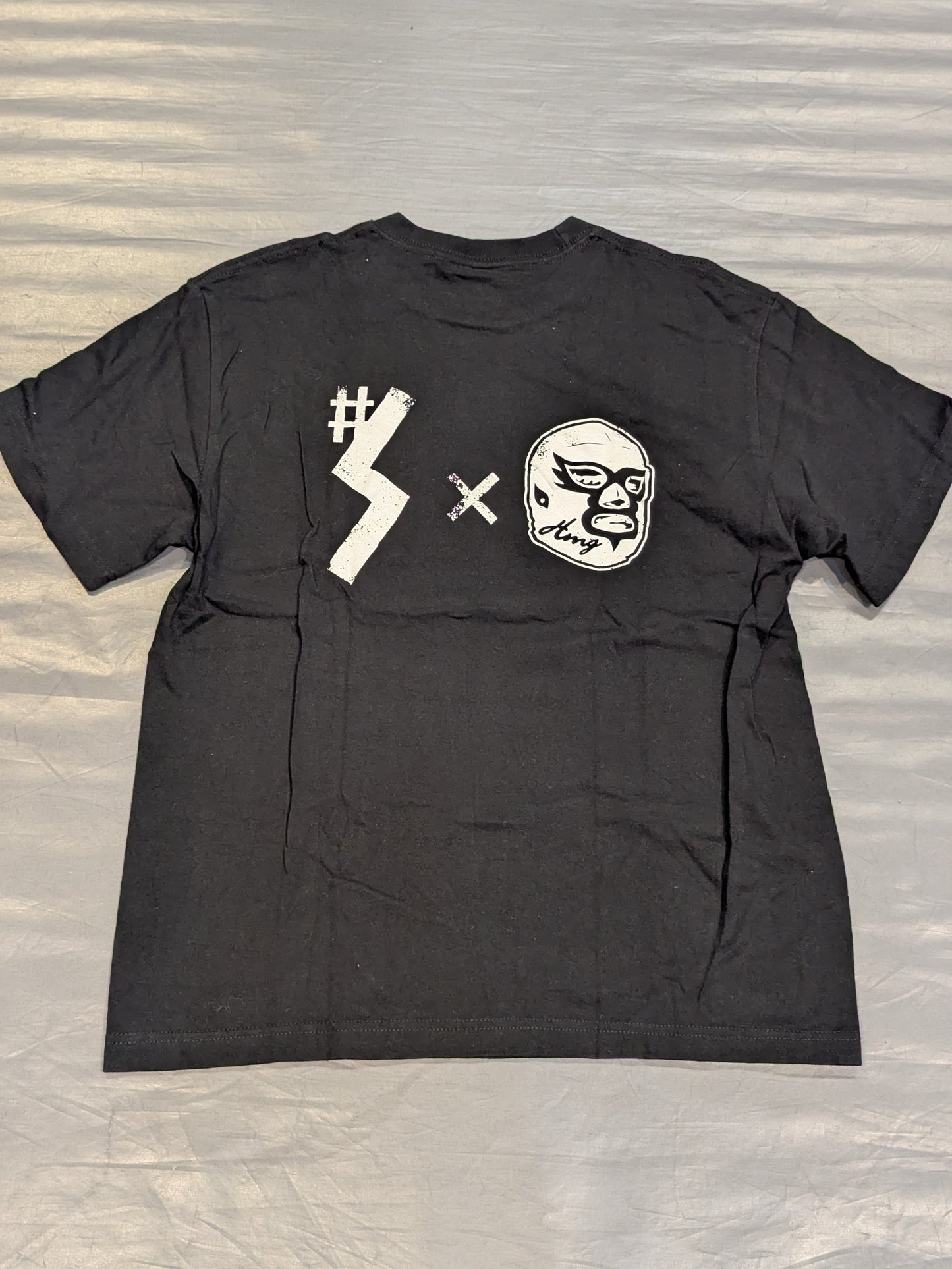 #STRONGHEARTS×HAOMING ピクチャーTシャツ(ブラック)
