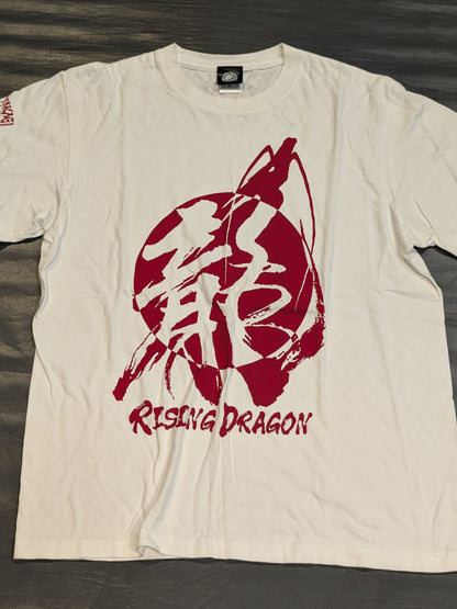 鷹木信悟「20th RISING DRAGON」Tシャツ(ホワイト）