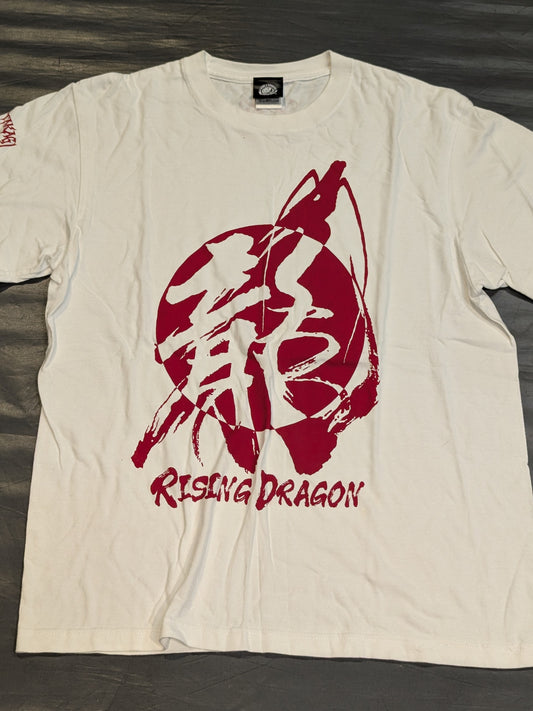 鷹木信悟「20th RISING DRAGON」Tシャツ(ホワイト）