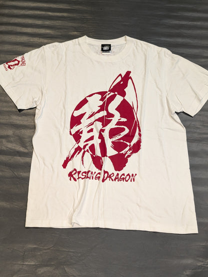 鷹木信悟「20th RISING DRAGON」Tシャツ(ホワイト）