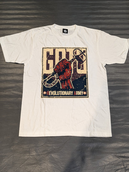 後藤洋央紀「後藤革命軍」Tシャツ(ホワイト)