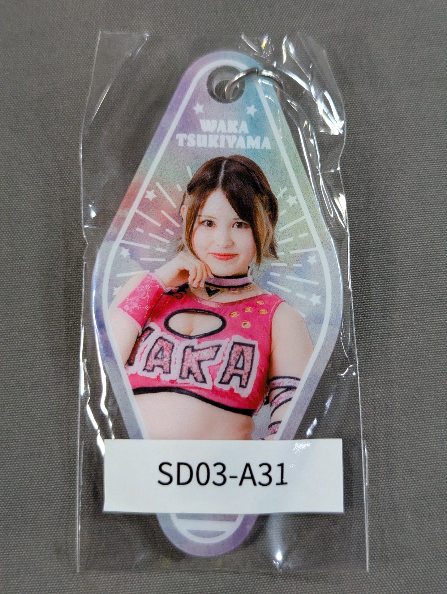 Waka Tsukiyama STARDOM× Web-Pon Acrylic Motel Keychain