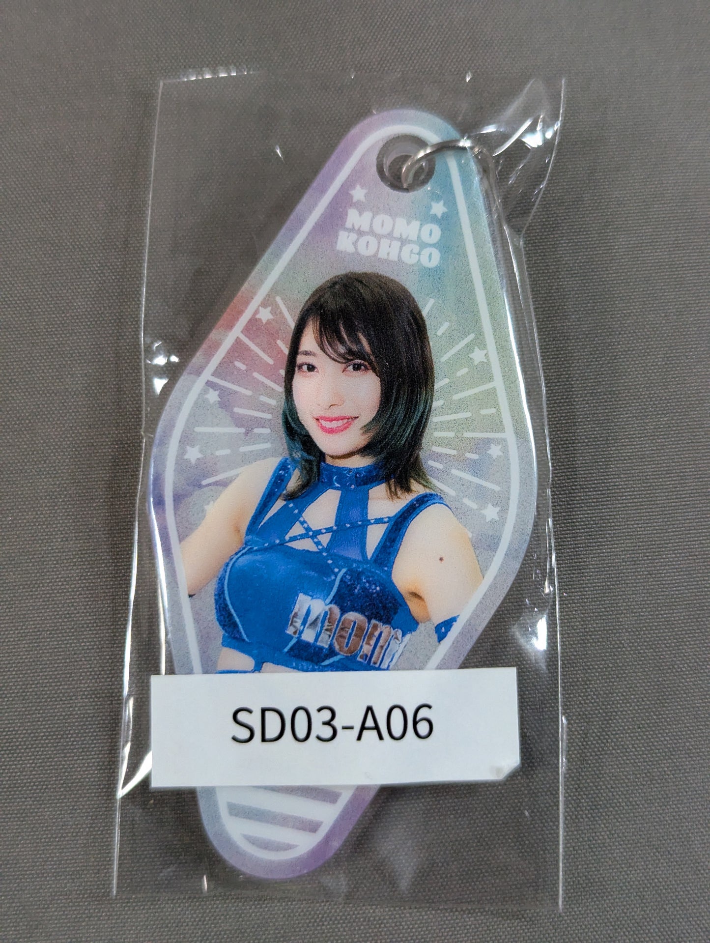 向後桃 STARDOM×ウェブポン アクリルモーテルキーホルダー