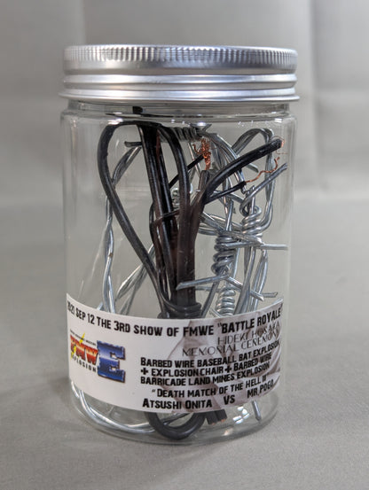 Atsushi Onita  FMWE "BATTLE ROYAL" commemoration Barbed Wire  Bottle