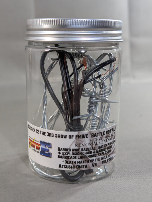Atsushi Onita  FMWE "BATTLE ROYAL" commemoration Barbed Wire  Bottle
