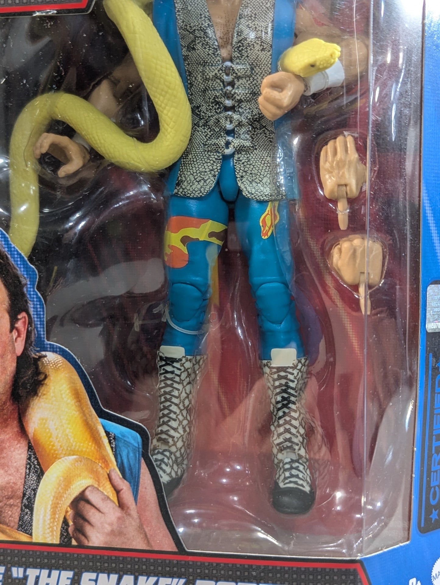 Jake Roberts (Snake Print Vest & Boots)