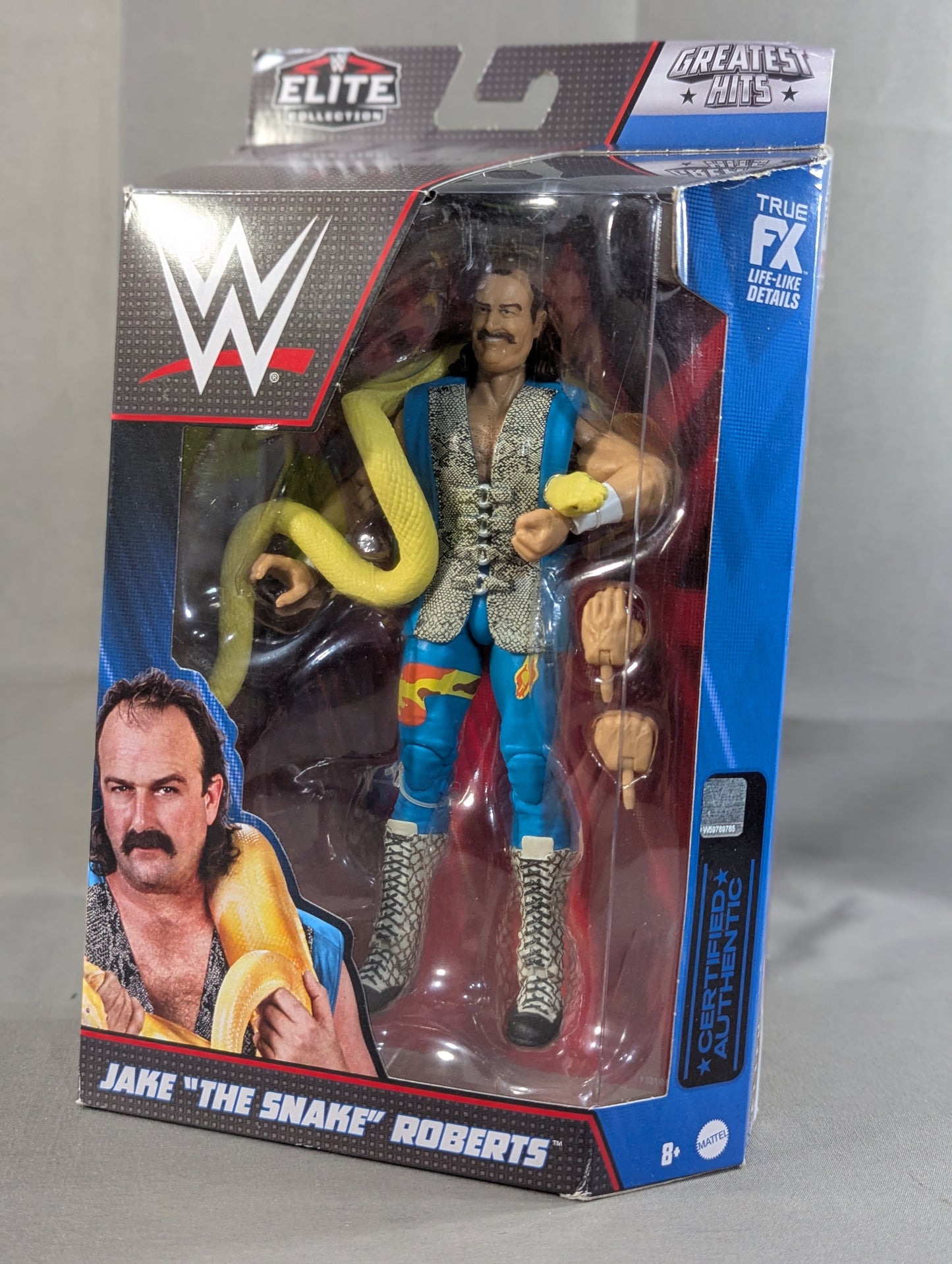 Jake Roberts (Snake Print Vest & Boots)