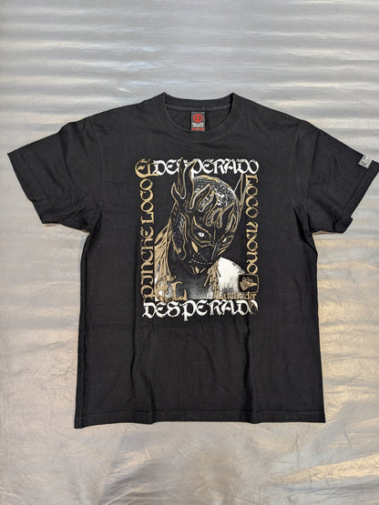 エル・デスペラード×ROLLING CRADLE コラボTシャツ⑥(ブラック×ゴールド)