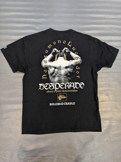 エル・デスペラード×ROLLING CRADLE コラボTシャツ⑥(ブラック×ゴールド)