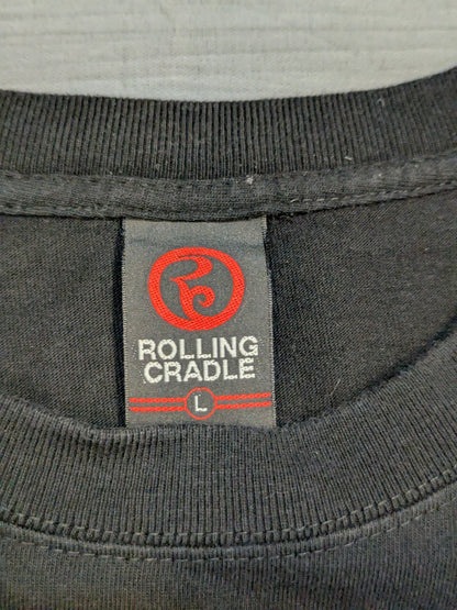 エル・デスペラード×ROLLING CRADLE コラボTシャツ⑥(ブラック×ゴールド)