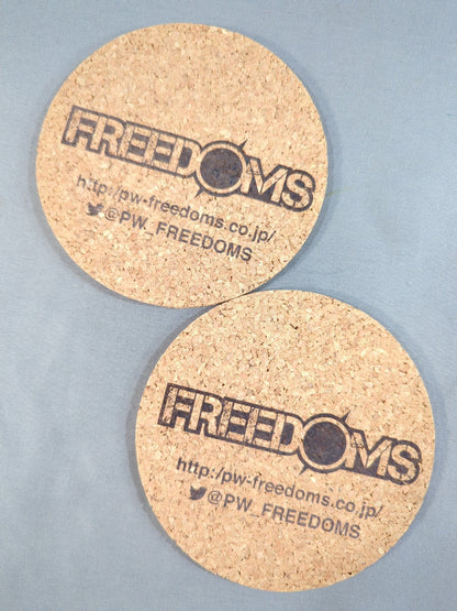 FREEDOMS ロゴ コースターセット