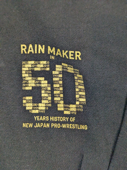 Kazuchika Okada "RAINMAKER IN NEW JAPAN PRO-Wrestling HISTORY" pullover hoodie  (black)