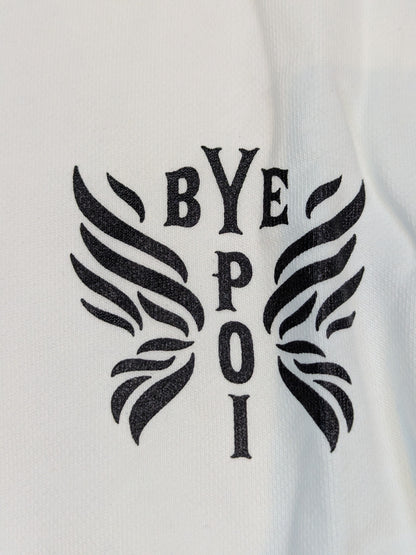 なつぽい「BYEPOI」ジップパーカー(ホワイト)