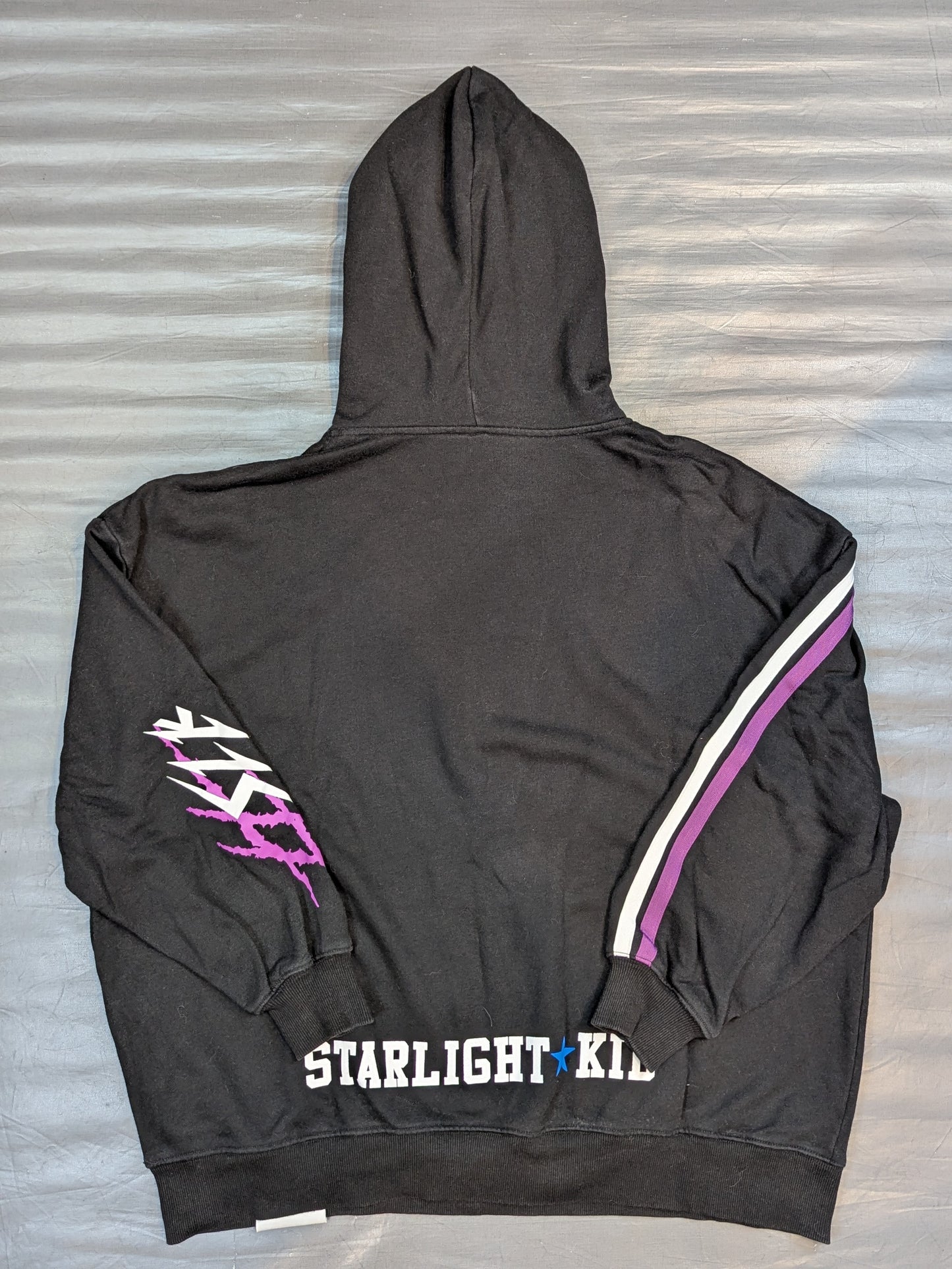 STARLIGHT KID ×R4G Collaboration Zip hoodie  (Black)
