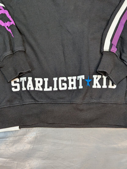 STARLIGHT KID ×R4G Collaboration Zip hoodie  (Black)
