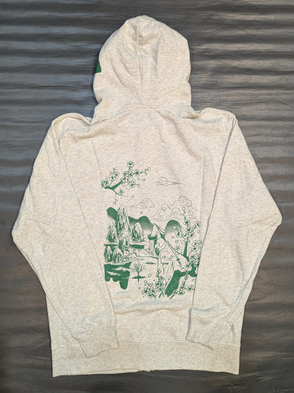 Great-O-Khan "~Illusion Envoy, Phantom" Zip hoodie  (gray)