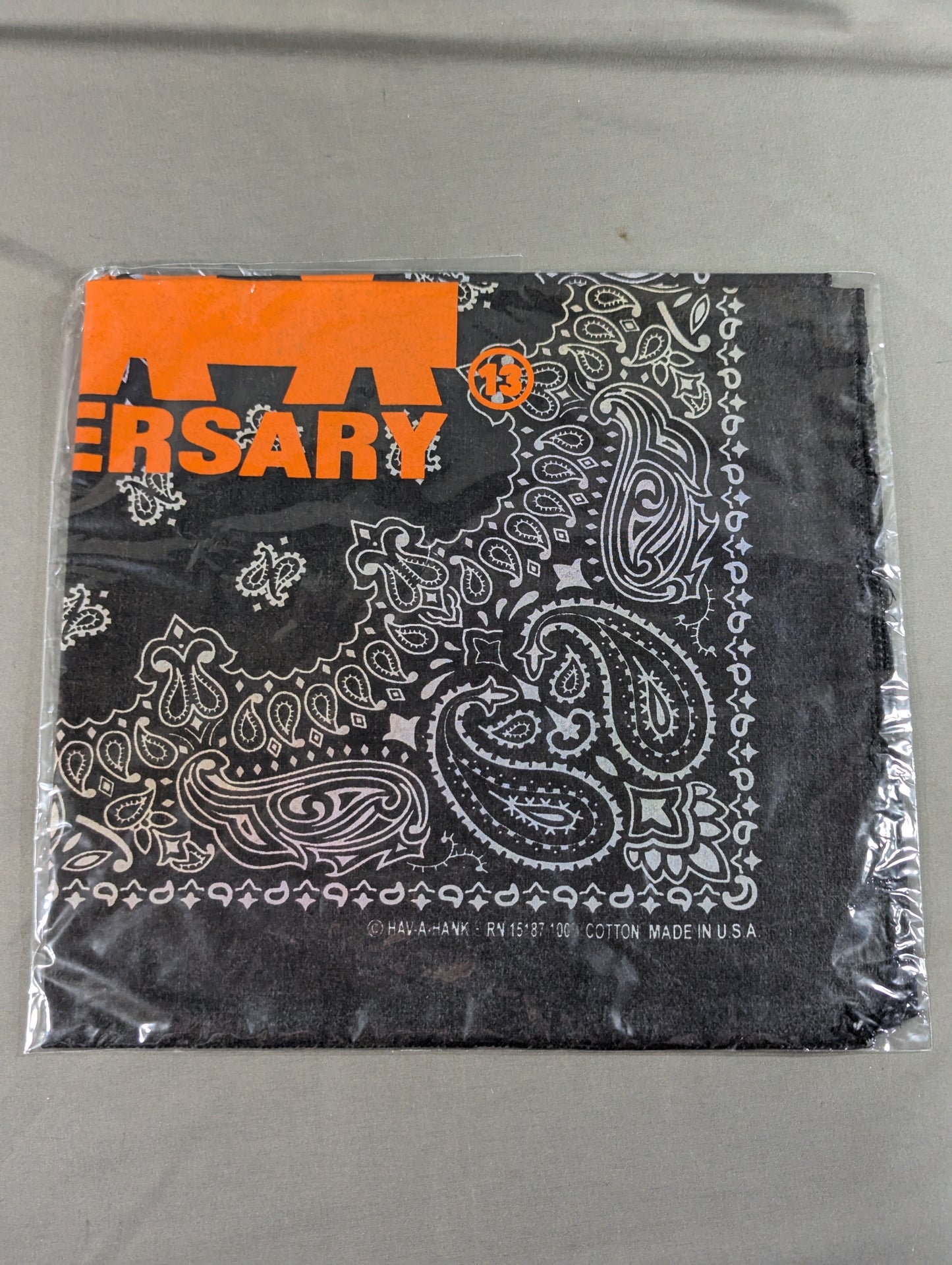 T-Hawk X-LAB3 Bandana (3) (Black× Orange)