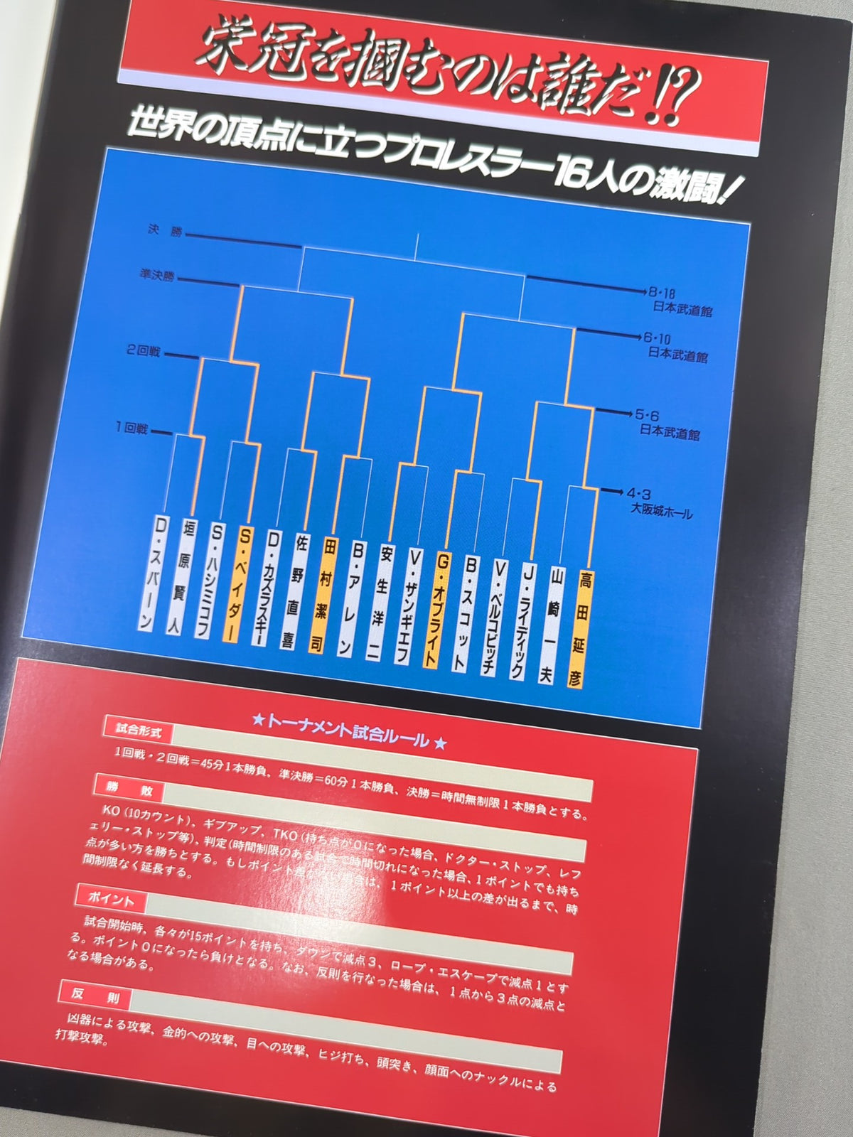 Uインター / 94PRO-WRESTLING WORLD TOURNAMENT 準決勝