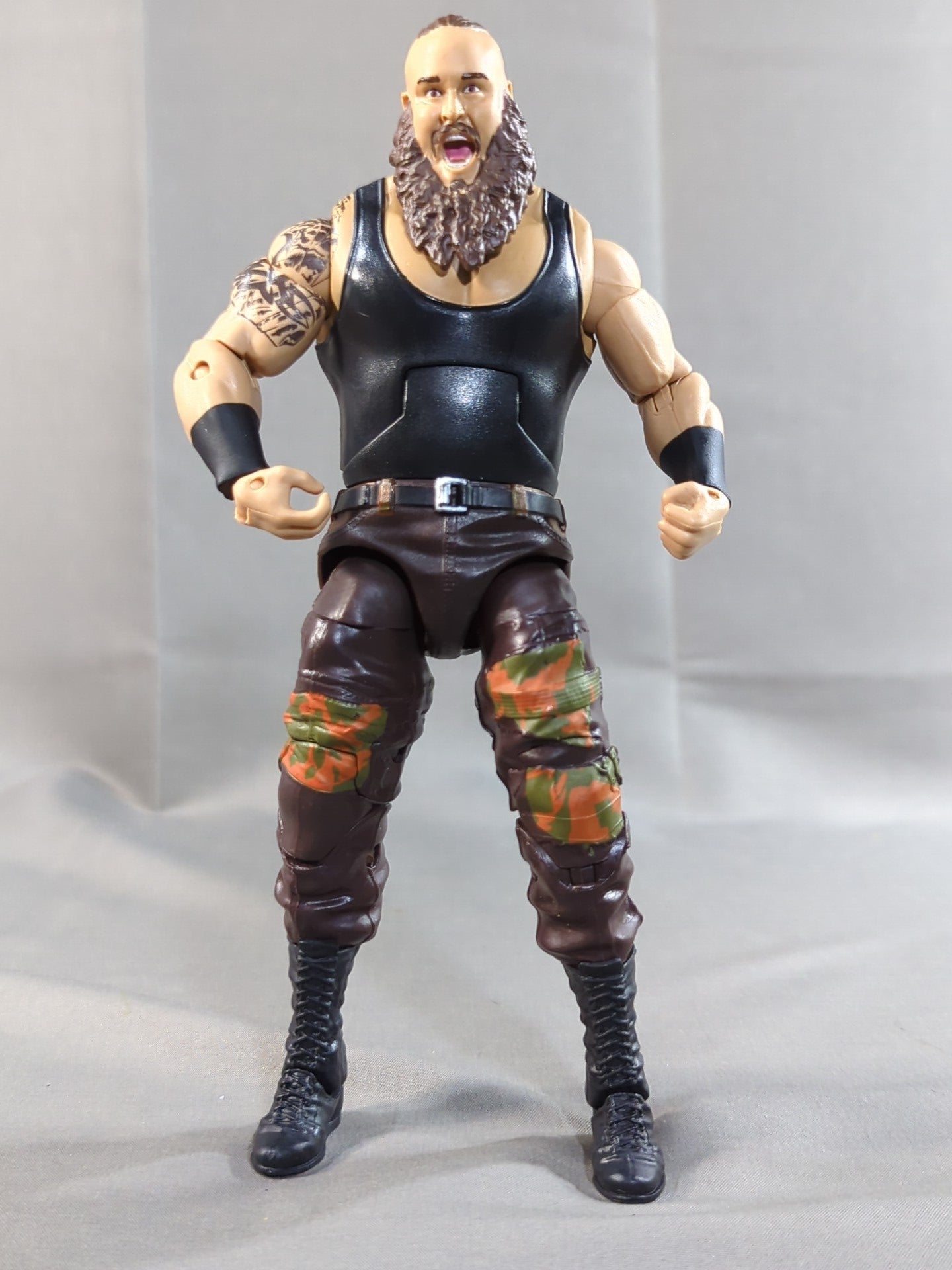 Brown Strowman (black tank top)