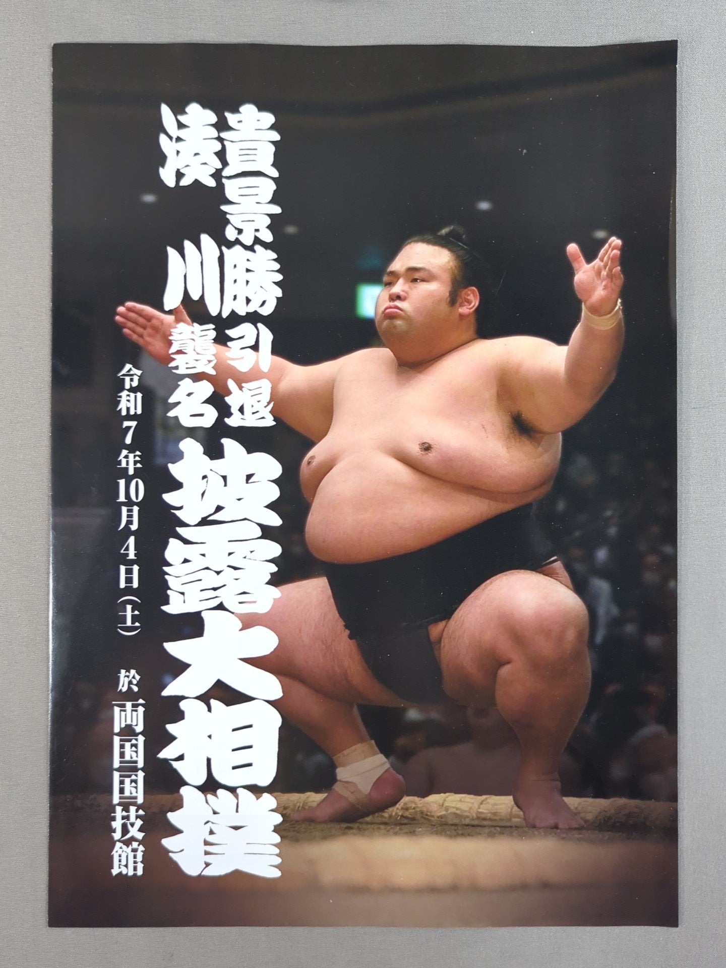 貴景勝 引退・湊川 襲名 披露大相撲 取組表