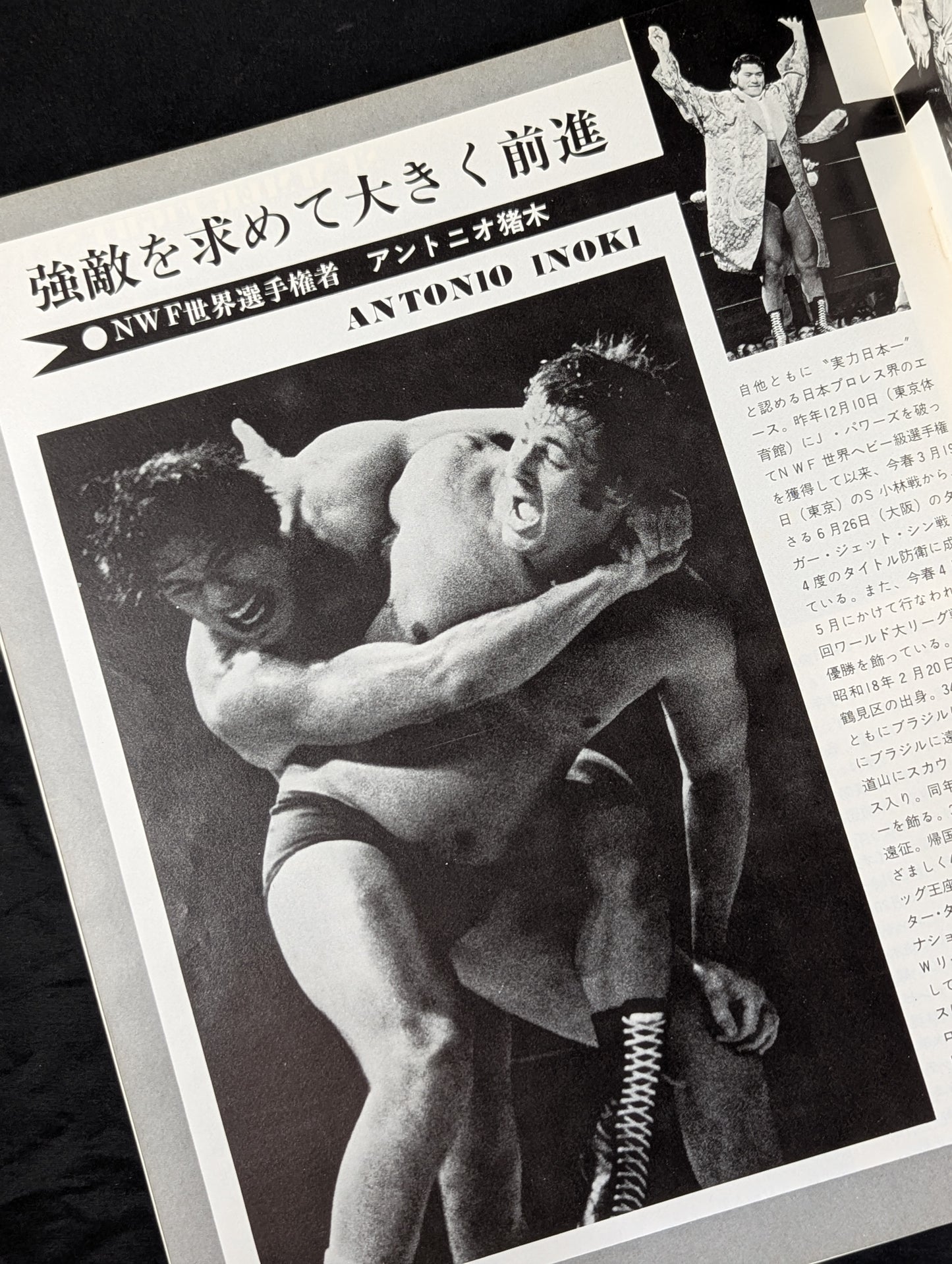 【半券付】★猪木vsゴッチ＆長州力デビュー戦★ 74サマーファイトシリーズ(最終戦)