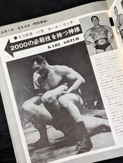 【半券付】★猪木vsゴッチ＆長州力デビュー戦★ 74サマーファイトシリーズ(最終戦)