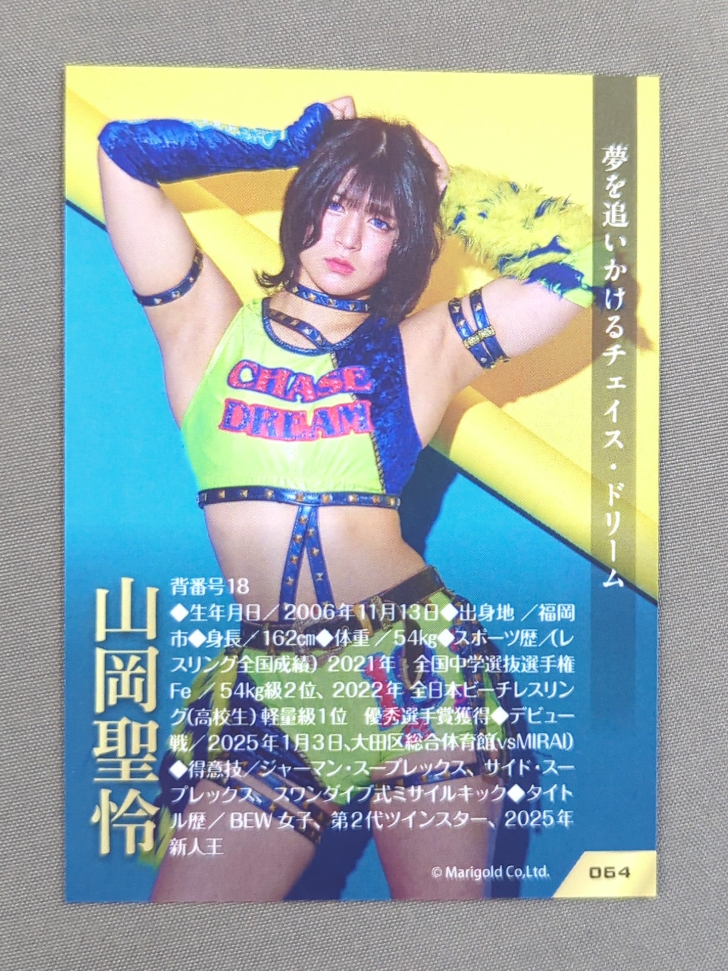 2026 MARIGOLD CARD COLLECTION 山岡聖怜(64)