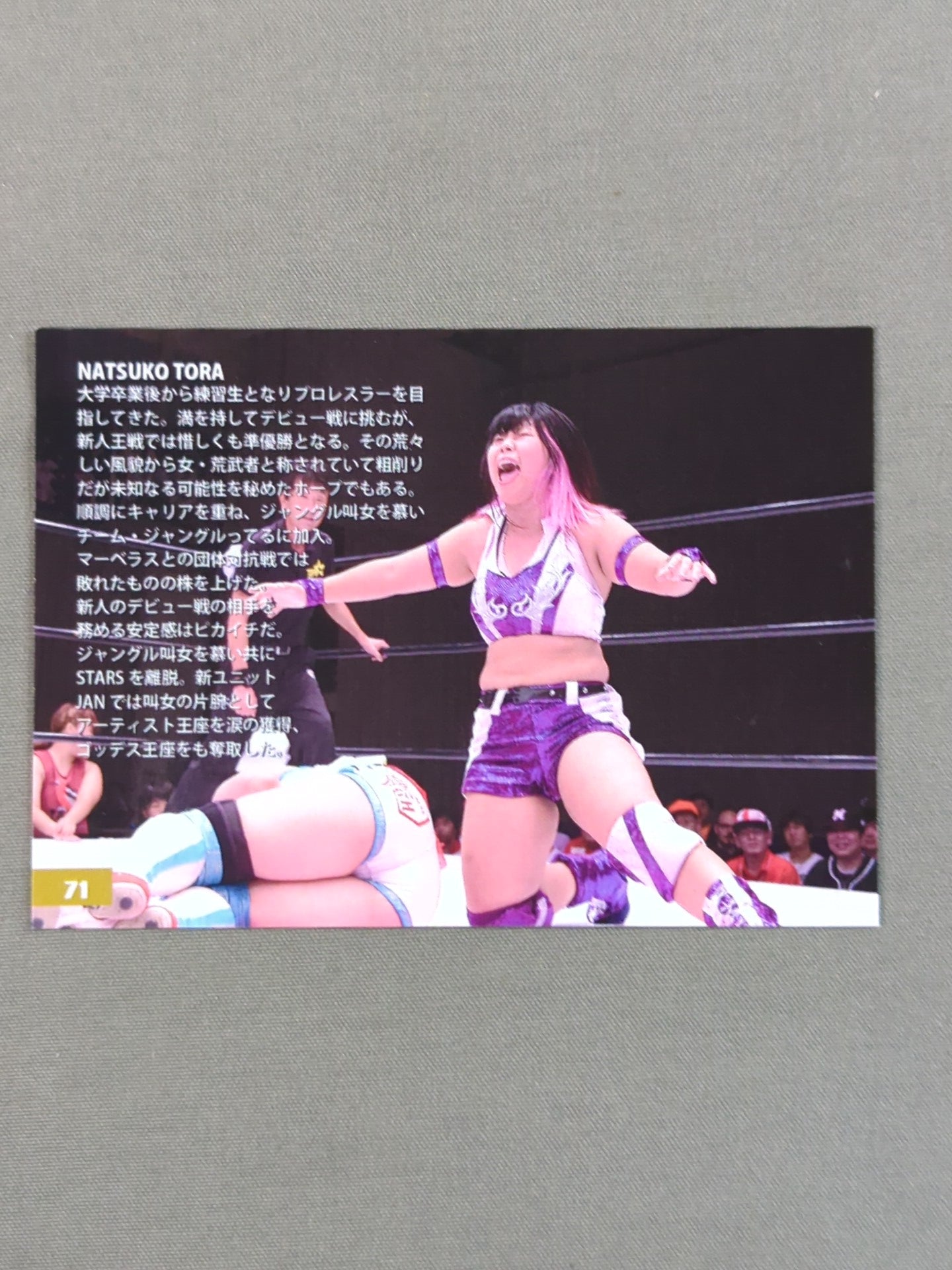 2019 STARDOM COLLECTION CARD 刀羅ナツコ(71)