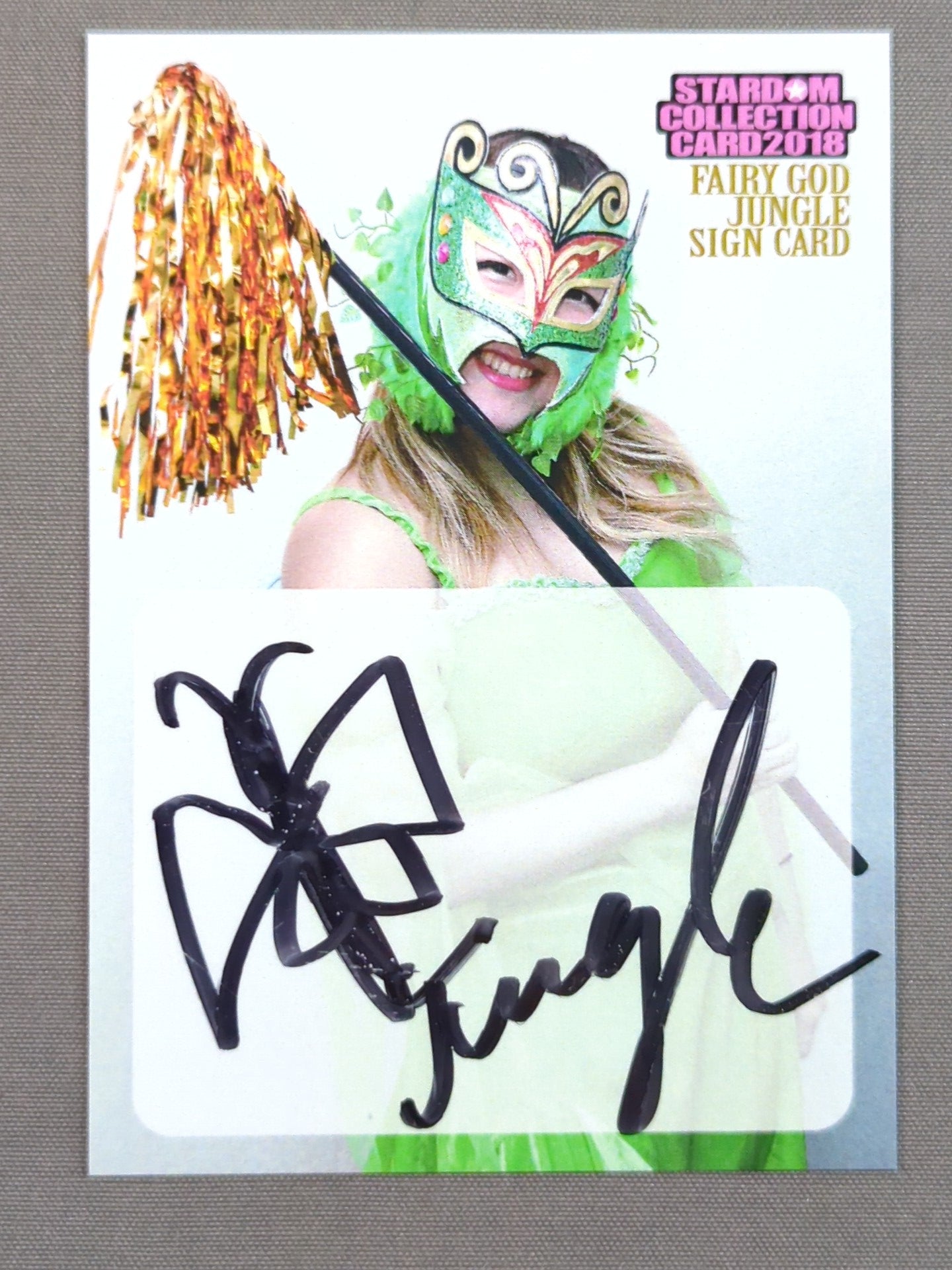 2018 STARDOM COLLECTION CARD Fairy God Jungle (Jungle Kyona) Official autographed card (37)