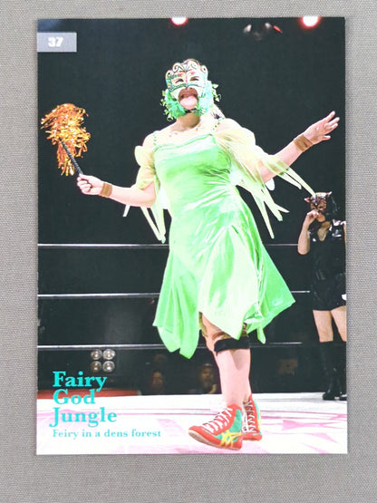 2018 STARDOM COLLECTION CARD Fairy God Jungle (Jungle Kyona) Official autographed card (37)