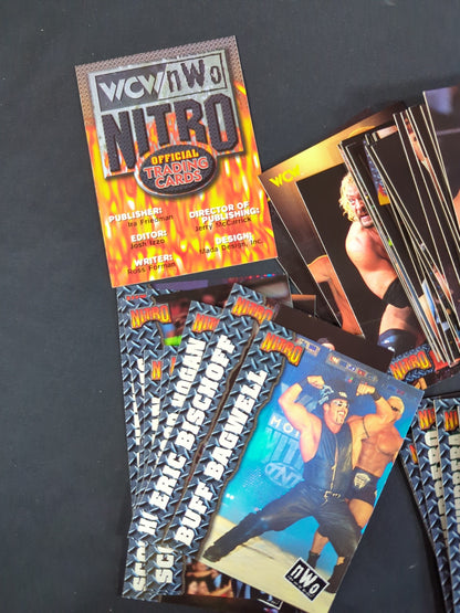 1999 Topps WCW/nWo NITRO レギュラーカード72枚＋インサートカード12枚 フルコンプリートセット