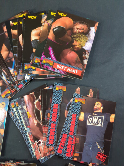 1999 Topps WCW/nWo NITRO レギュラーカード72枚＋インサートカード12枚 フルコンプリートセット